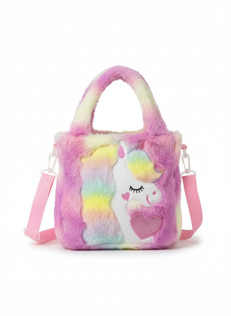 شنطة كروس فرو ناعم – تصميم أنيق وخفيف – مناسبة للشتاء والمناسبات اليومية - Image 1